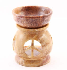 Soapstone Peace Oil Burner #ST336